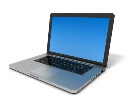 Laptop computer   3d illustration Stock Illustration