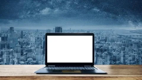 Laptop Computer Background Stock Photos