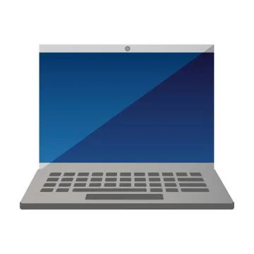 Laptop computer device Stock Illustration