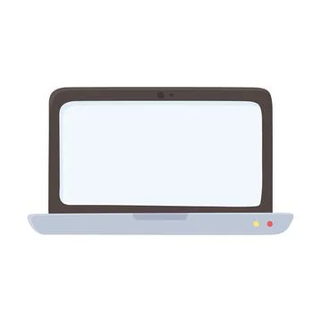 Laptop computer device Illustrazione stock