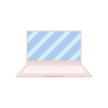 Laptop computer device Stock Illustration