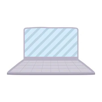 Laptop computer device Illustrazione stock