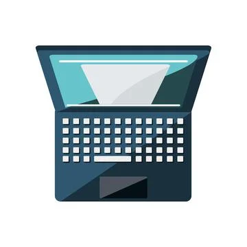 Laptop computer device Stock Illustration