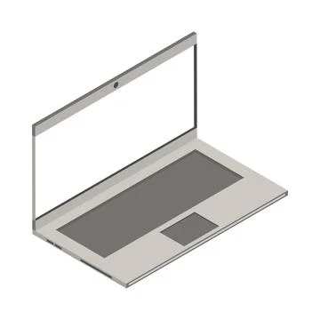 Laptop computer device Illustrazione stock