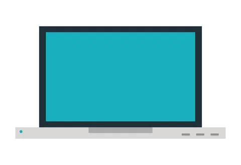 Laptop computer device Illustrazione stock