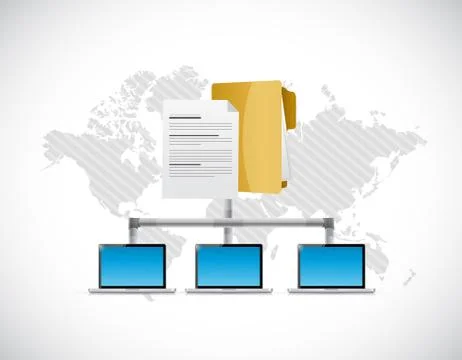 Laptop computer diagram code Stock Illustration