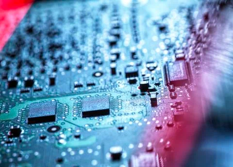 Laptop computer hardware, A computer virus attacking and erasing the hardware of 스톡 사진