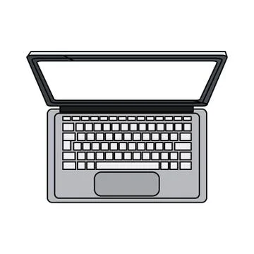 Laptop computer icon image Stock-Illustration