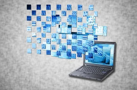 Laptop computer Stock Illustration