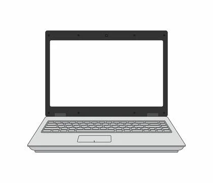 Laptop computer Stock Illustration