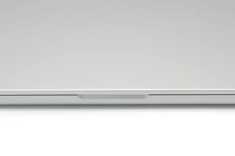 Laptop computer isolated on white background Stock Photos