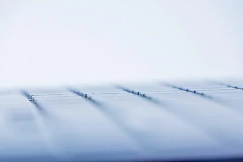 Laptop computer keyboard close up indicating technology concept Stock Photos