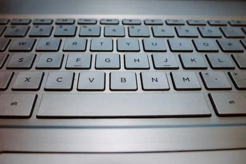 Laptop computer keyboard with the surface of the mouse Stock Photos