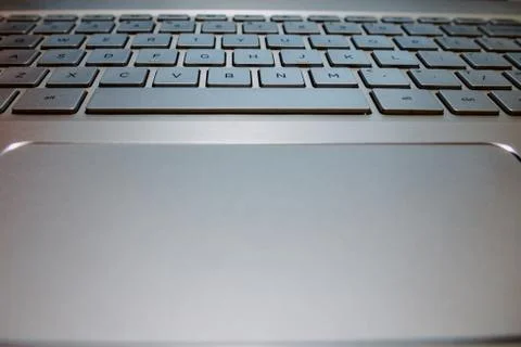 Laptop computer keyboard with the surface of the mouse Stock Photos
