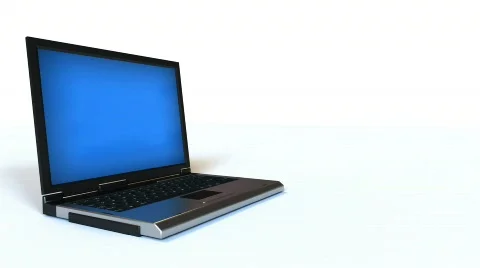 Laptop Computer Opening HD Stock Footage