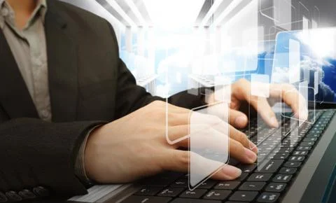 Laptop computer 스톡 사진