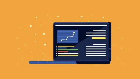 Laptop computer portable device technology Stock Footage 160529056