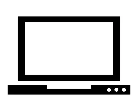 Laptop computer portable Stock Illustration