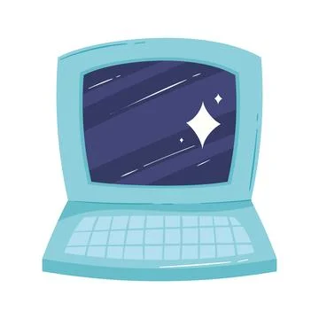 Laptop computer portable 스톡 일러스트