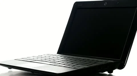 Laptop Computer Rotating Stock Footage 21976634