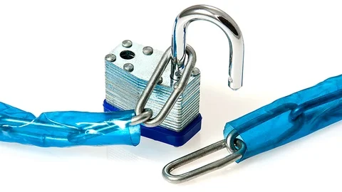 Laptop Computer Security Stock Footage 73753860