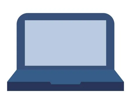 Laptop computer tech Illustrazione stock