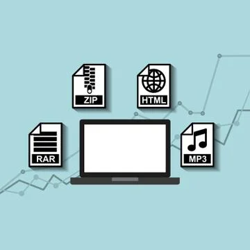 Laptop computer technology icon イラスト素材