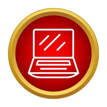 Laptop computer technology icon representing digital mobility Illustrazione stock