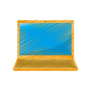 Laptop computer technology 스톡 일러스트