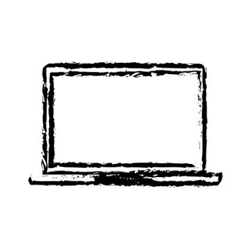 Laptop computer technology 스톡 일러스트