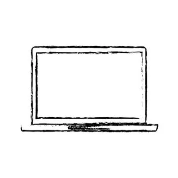 Laptop computer technology 스톡 일러스트