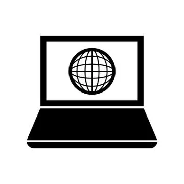 Laptop computer technology Stock-Illustration