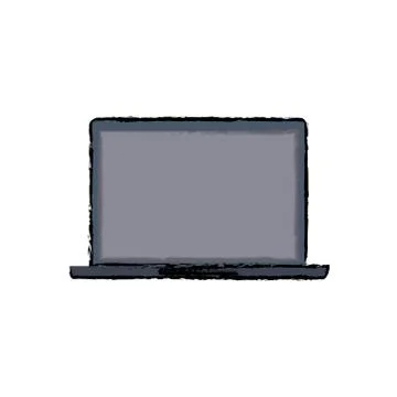 Laptop computer technology 스톡 일러스트