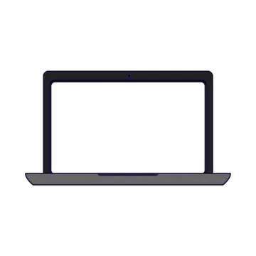 Laptop computer technology 스톡 일러스트