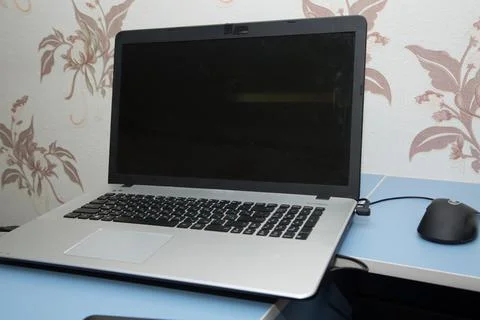 Laptop computer technology innovation Stock Photos