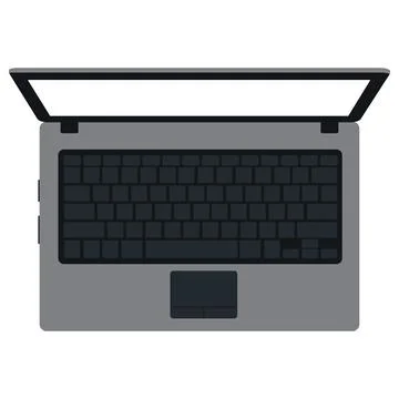Laptop computer technology vector illustration design equipment screen. Noteb 스톡 일러스트