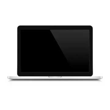 Laptop Computer. Vector illustration. Stock Illustration