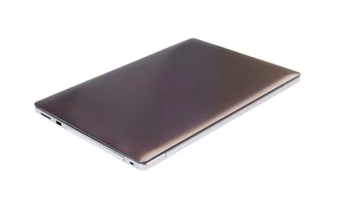 Laptop computer on white background 스톡 사진