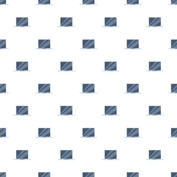 Laptop computers forming a digital technology seamless pattern 스톡 일러스트