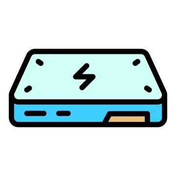 Laptop configuration icon vector flat Illustrazione stock