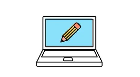 Laptop creative design icon イラスト素材