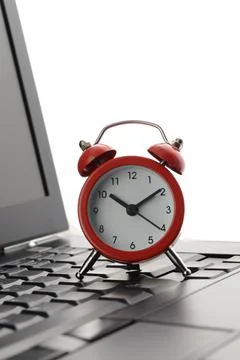 Laptop Deadline Stock Photos