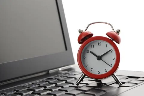 Laptop Deadlines Stock Photos