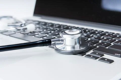 Laptop diagnostics Stock Photos