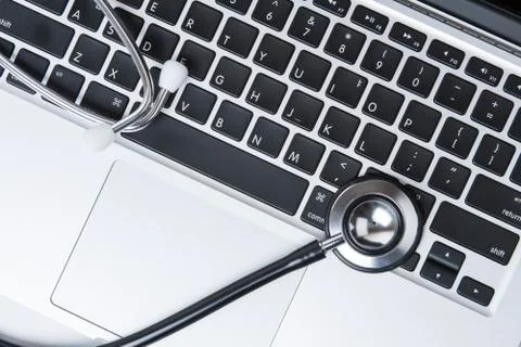 Laptop diagnostics Stock Photos