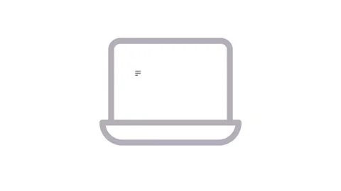 A laptop displaying a colorful graph on its screen, illustrating data trend.. Stock Footage 335011954