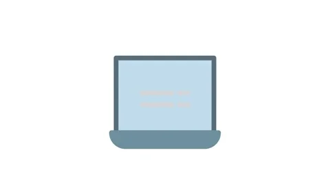 A laptop displaying lines of code on its screen, indicating programming or .. 動画素材 332849806