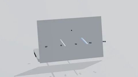 Laptop electronics 3d loop white background 3D animation seamless loop Stock Footage 341849119