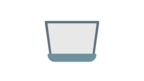 A laptop featuring a prominent skull image, conveying a sense of danger or .. Stock Footage 332849777