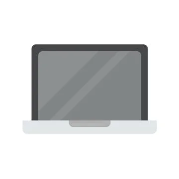 Laptop Flat Vector Icon Illustrazione stock